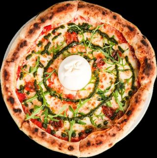 Pizza burrata