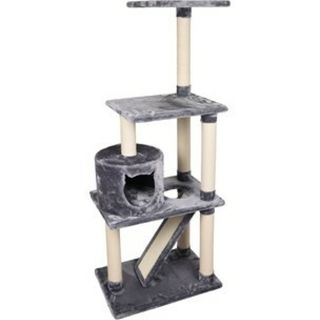 OUTLET FLAMINGO Grebalica za mačke Forza Siva 60x40x151,5cm (KOD FLA560983)
