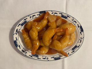 100. Mazzancolle in salsa agrodolce