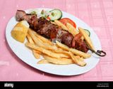 Plato De Seekh Kebab Con Patatas