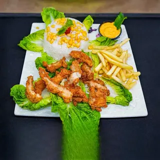 Plats poulet crispy