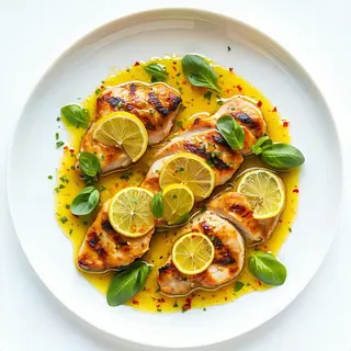 Pollo in salsa al limone