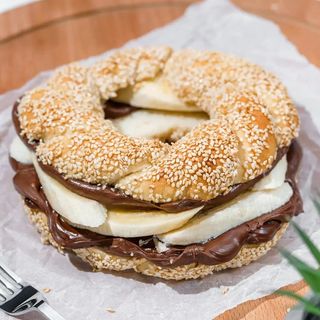 Korjik cu nuttela si banane