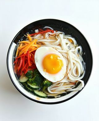 BUN XAO - Tăiței de orez cu legume (wok)