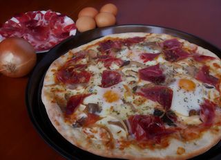 Pizza Huevona (35 Cm.)