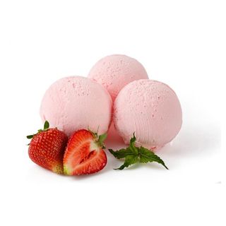 Клубничное мороженое (3 шара)