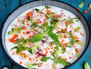 Vegetable raita