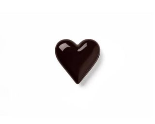 Coração Pequeno de Chocolate Negro
