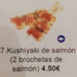 Kushiyaki De Salmón