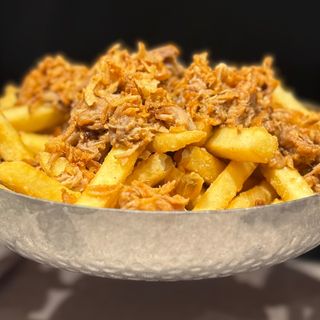 Patatine con pulled pork