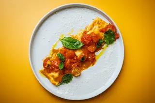 Ravioli alla caprese