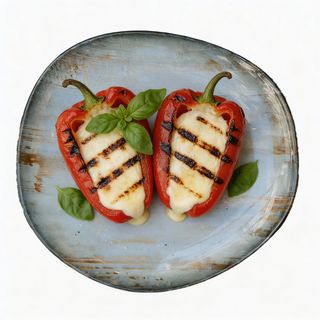 Mozzarella pepper rolls