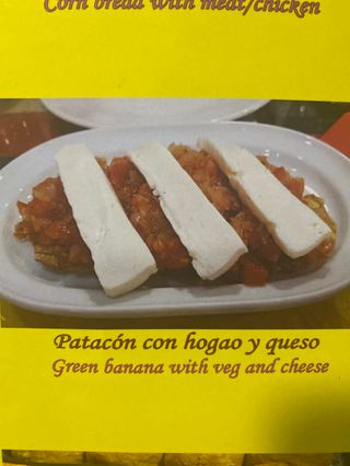 Patacón Con Hogao Y Queso