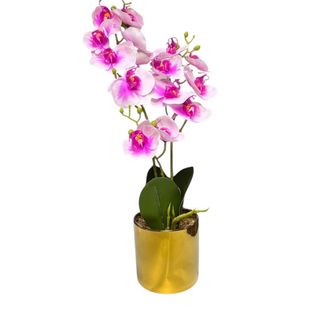 Orchidee rose artificiel
