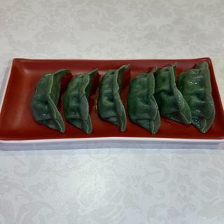 Gyoza de shitake y bokchoy