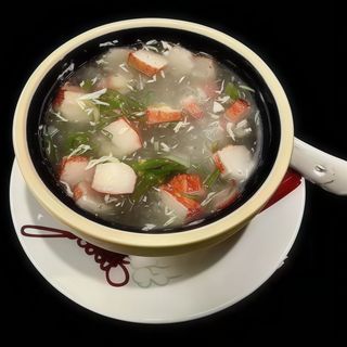 15. Zuppa di granchio e asparagi