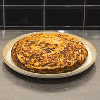 Tortilla De Boniato Con Cebolla
