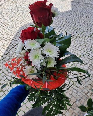 Bouquet em Base Coração - S