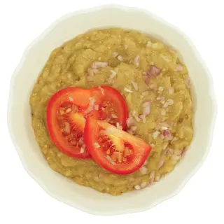 Salata de vinete coapte cu ceapa (de post)
