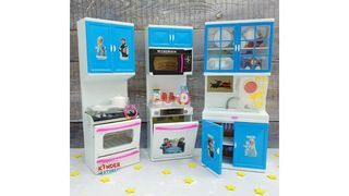 Игровой набор Кухня Холодное сердце(газ.плита, мойка, микроволновая пе