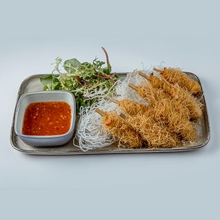 Креветки в хрустящем катаифи (200г)