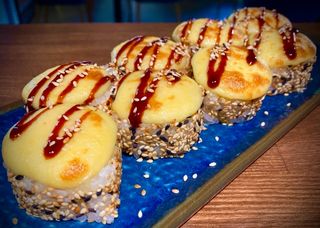 Запечений з Креветкою