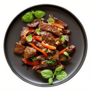Garlic chili beef