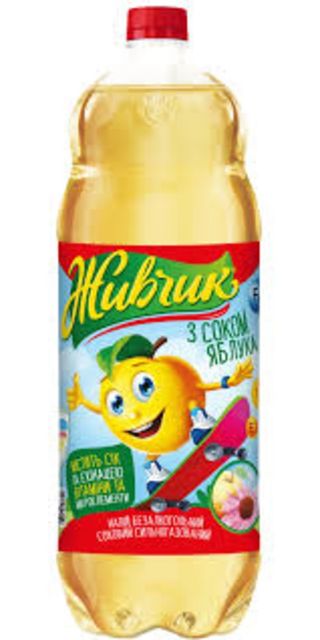 Живчик з соком Яблука 1л