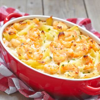 Gratins De Pâtes Aux Fruits De Mer 