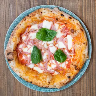 Pizza Margherita De Jamón York (30 x 30 Cm.)