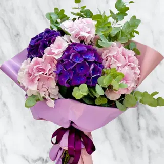 Buchet 5 hortensii