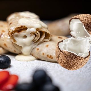 Clatite cu Crema de Cocos