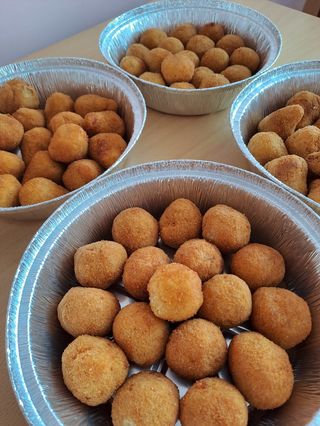 5 coxinhas mini de frango artesanal 