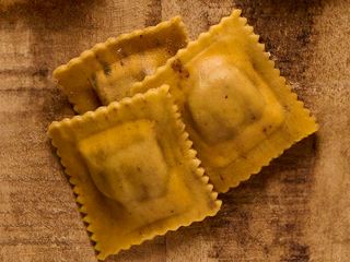 Raviolacci de boletus y trufa