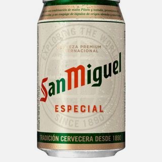 5 Latas de Cerveza San Miguel Especial