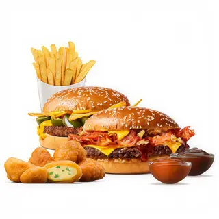 Cheesy Double Menu