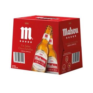 Cerveza Mahou 5 Estrellas Especial Pack 12 Botellas De 25 Cl