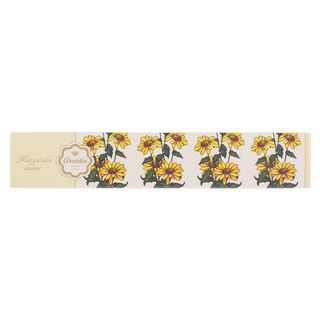 Coleção Flores Margaridas Chocolate Branco