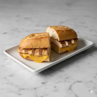Bocadillo De Pollo Y Queso