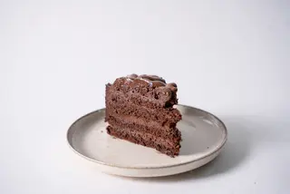 Porción tarta de chocolate