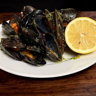 Mejillones frescos al vapor