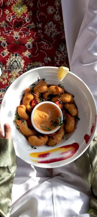 Креветки Темпура