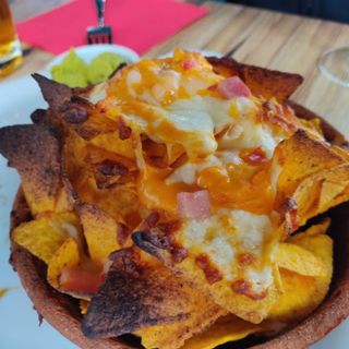 Ración De Nachos Al Horno