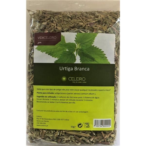 Chá Urtiga Branca Vida Celeiro 50 Gramas