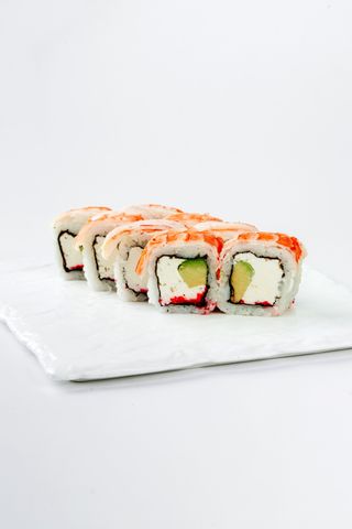 Рол Філадельфія з тигровою креветкою (270г)