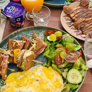 Petit déjeuner Américain 