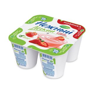 კამპინა იოგურტი მარწყვის 95 გრ