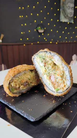 Sushi Burger De Pollo