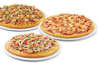 3 Pizzas (33 Cm.) Con Masa Fresca De Tu Gusto