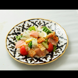 Салат с сёмгой